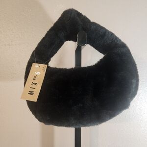 Mix No. 6 Elegant Black Faux Fur Headband